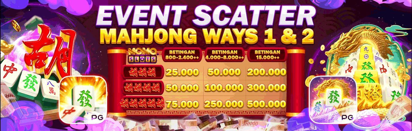 EVENT SCATTER MAHJONG WAYS !