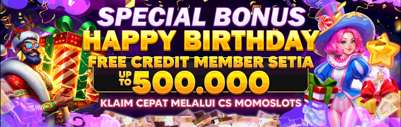 FREE CREDIT ULANG TAHUN UNTUK PLAYER AKTIF !