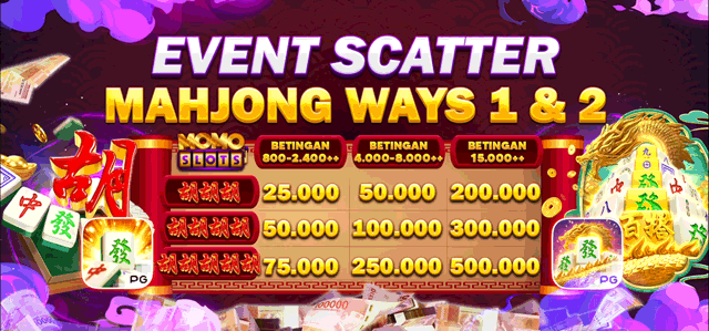 EVENT SCATTER MAHJONG WAYS !