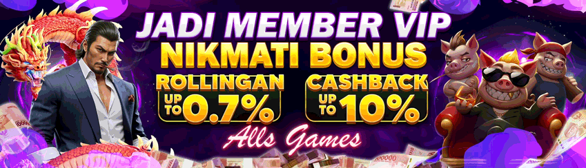 BONUS ROLLINGAN DAN CASHBACK MEMBER VIP