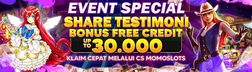 TUKARKAN KEMENANGAN ANDA DENGAN FREE CREDIT DARI MOMOSLOTS !