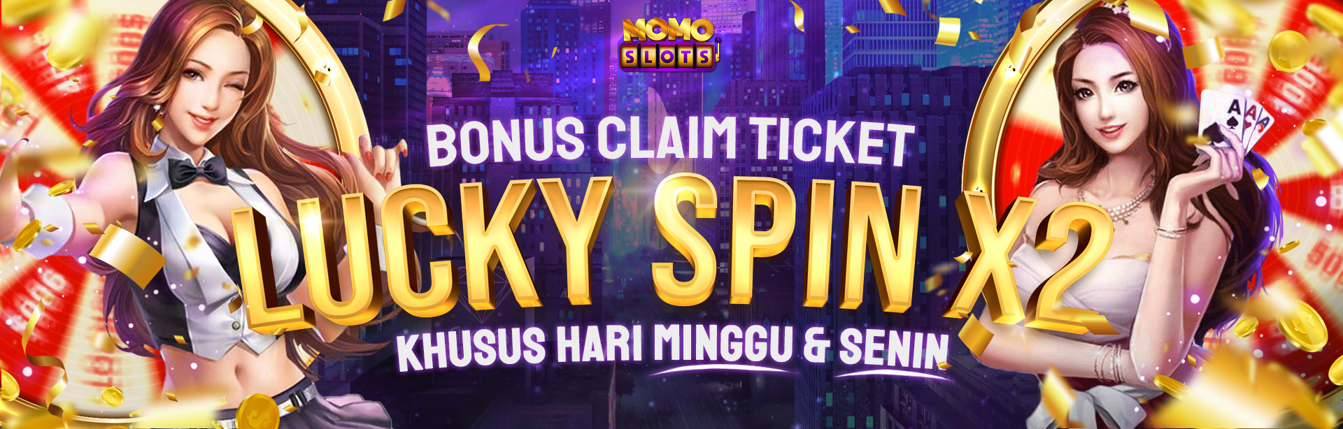 CLAIM TICKET LUCKY SPIN X2